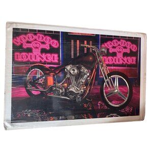 Motorcycle Neon Print By W.A. Wright signed 3/50 Limited Edition voodoo READ NEW